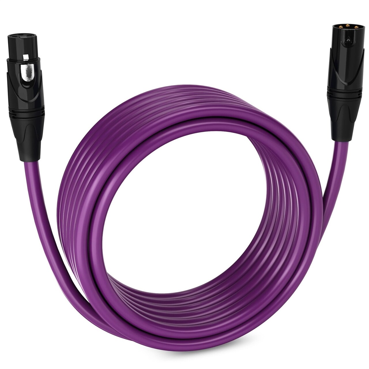 LyxPro 25 ft Balanced XLR Cable, Male to Female, 3 Pin Microphone Cable
